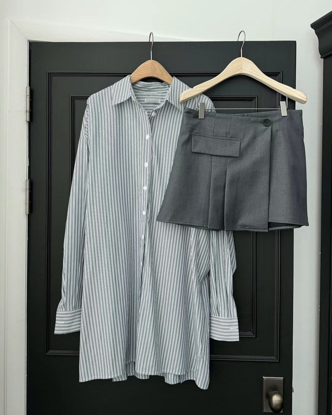 (Premium) Striped Shirt OPS Set