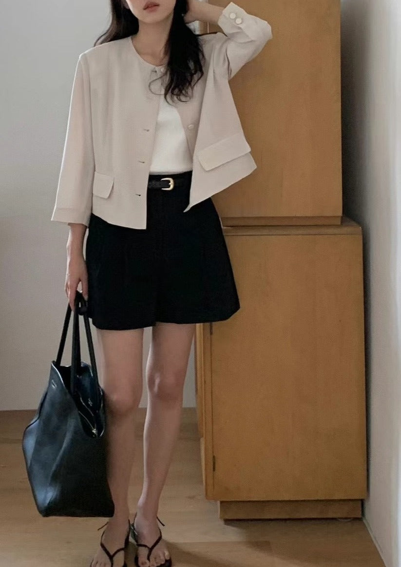 (Premium) Light Chiffon Blazer