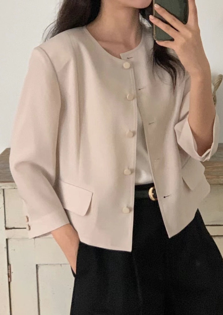 (Premium) Light Chiffon Blazer