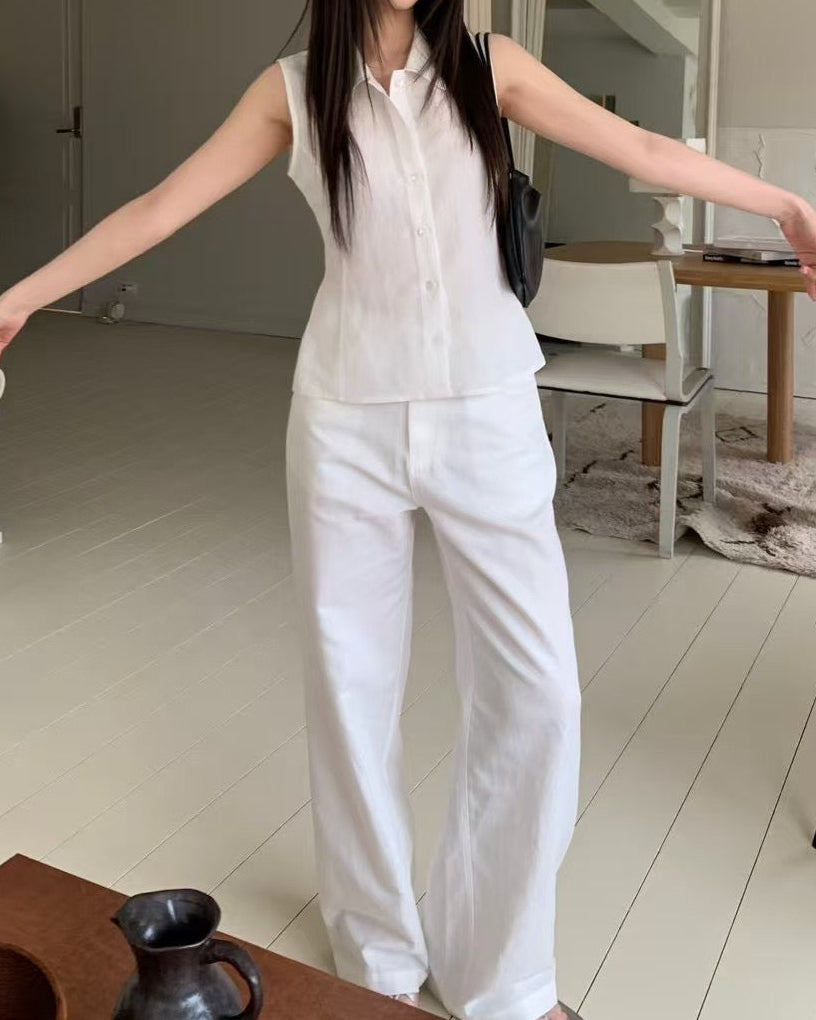 (Premium) Sleeveless Shirt