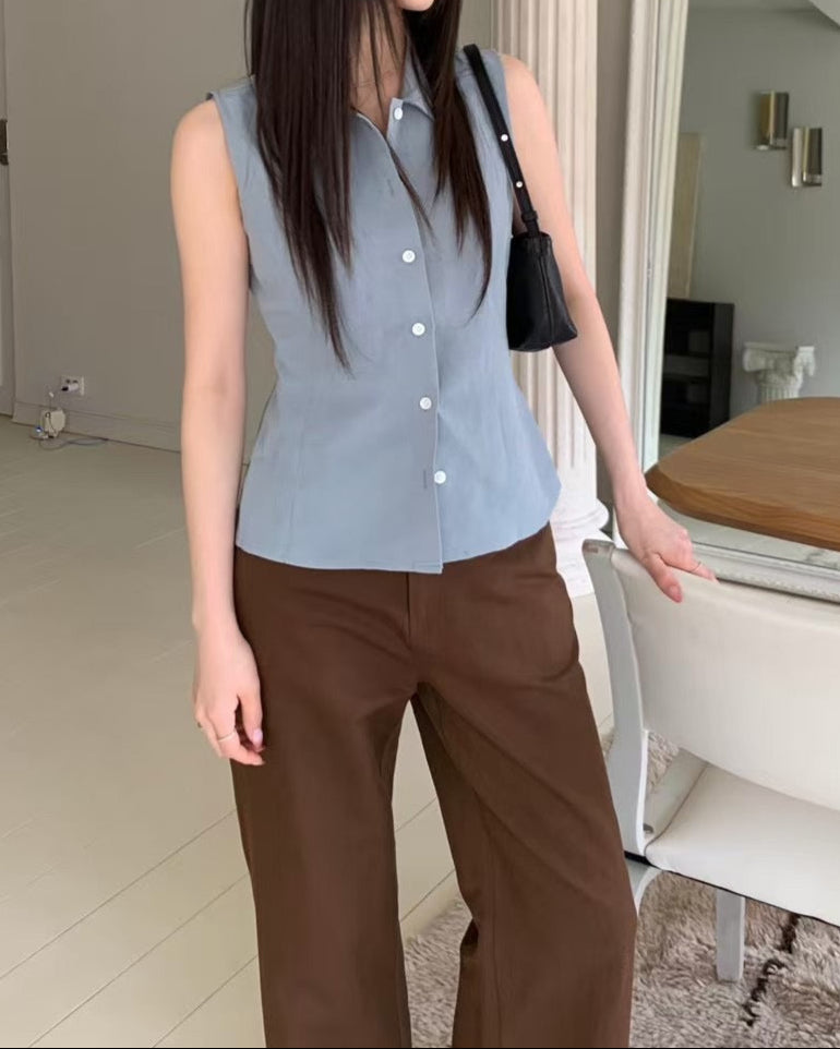 (Premium) Sleeveless Shirt