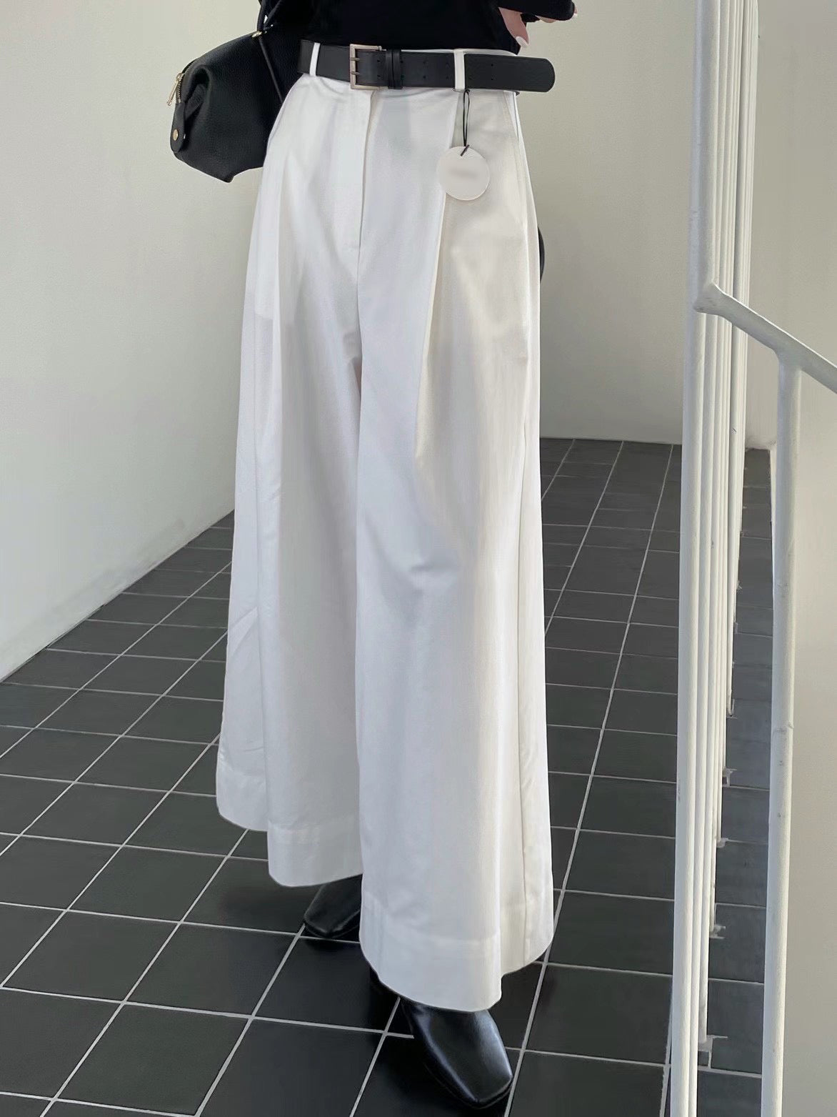 (Premium) Wide-leg Pants