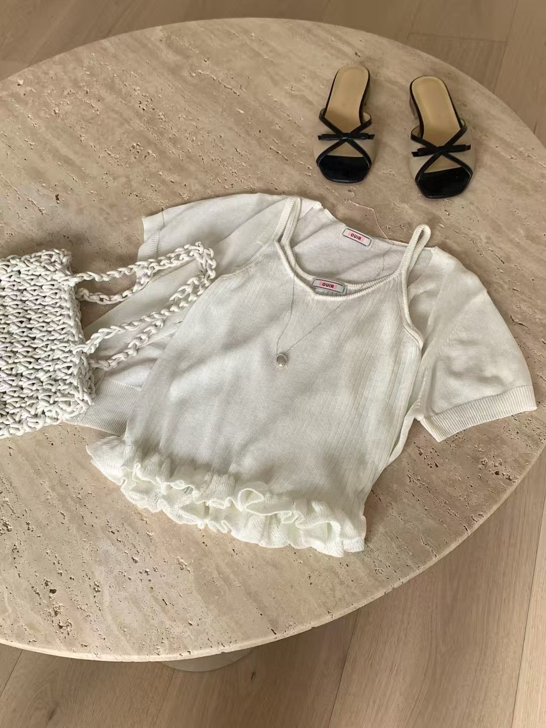 (Premium) Linen Knit Set