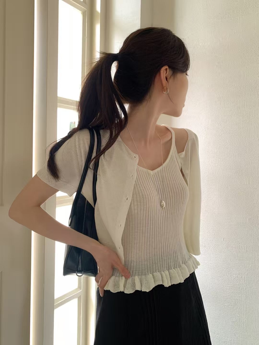 (Premium) Linen Knit Set