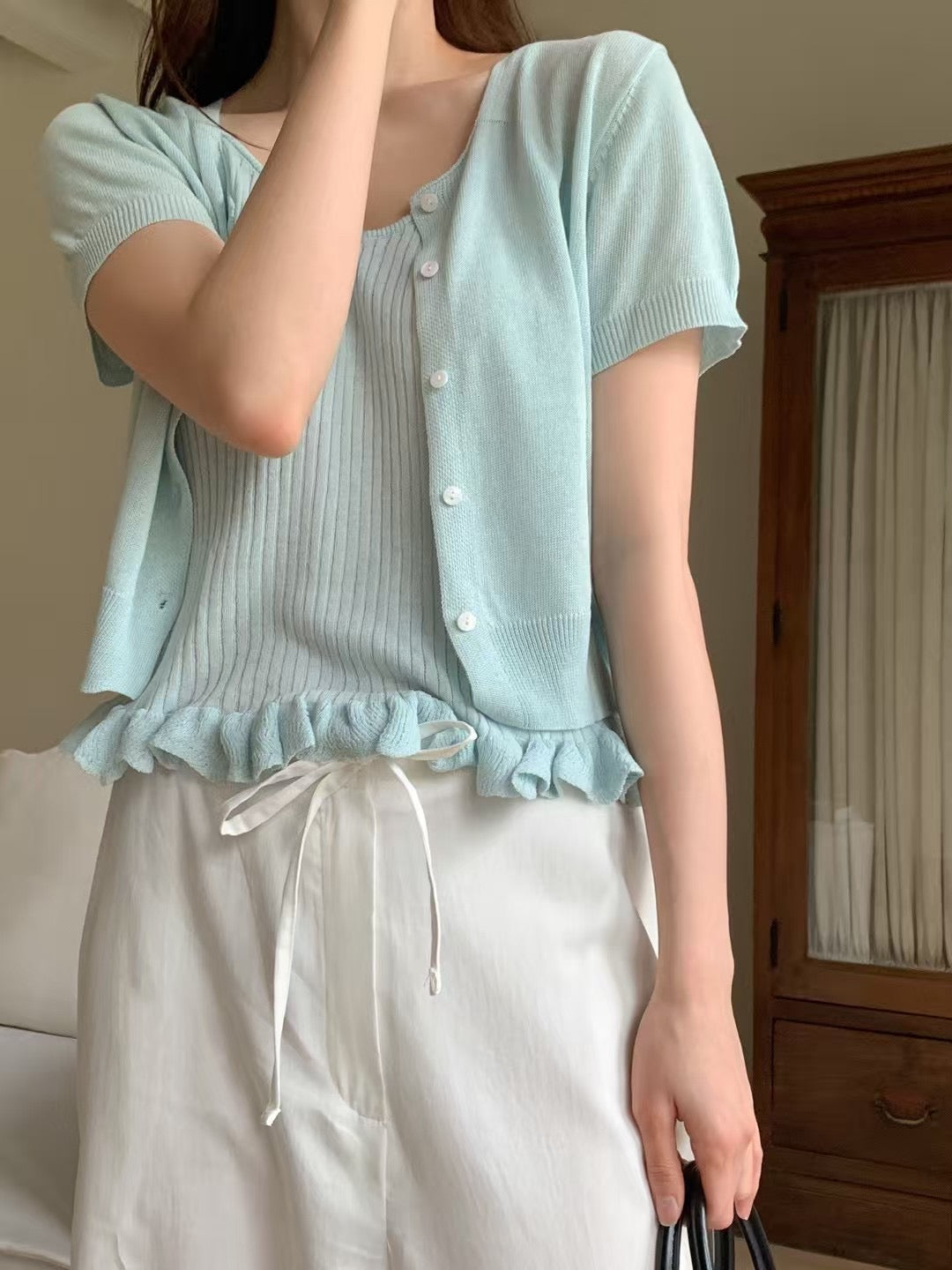 (Premium) Linen Knit Set