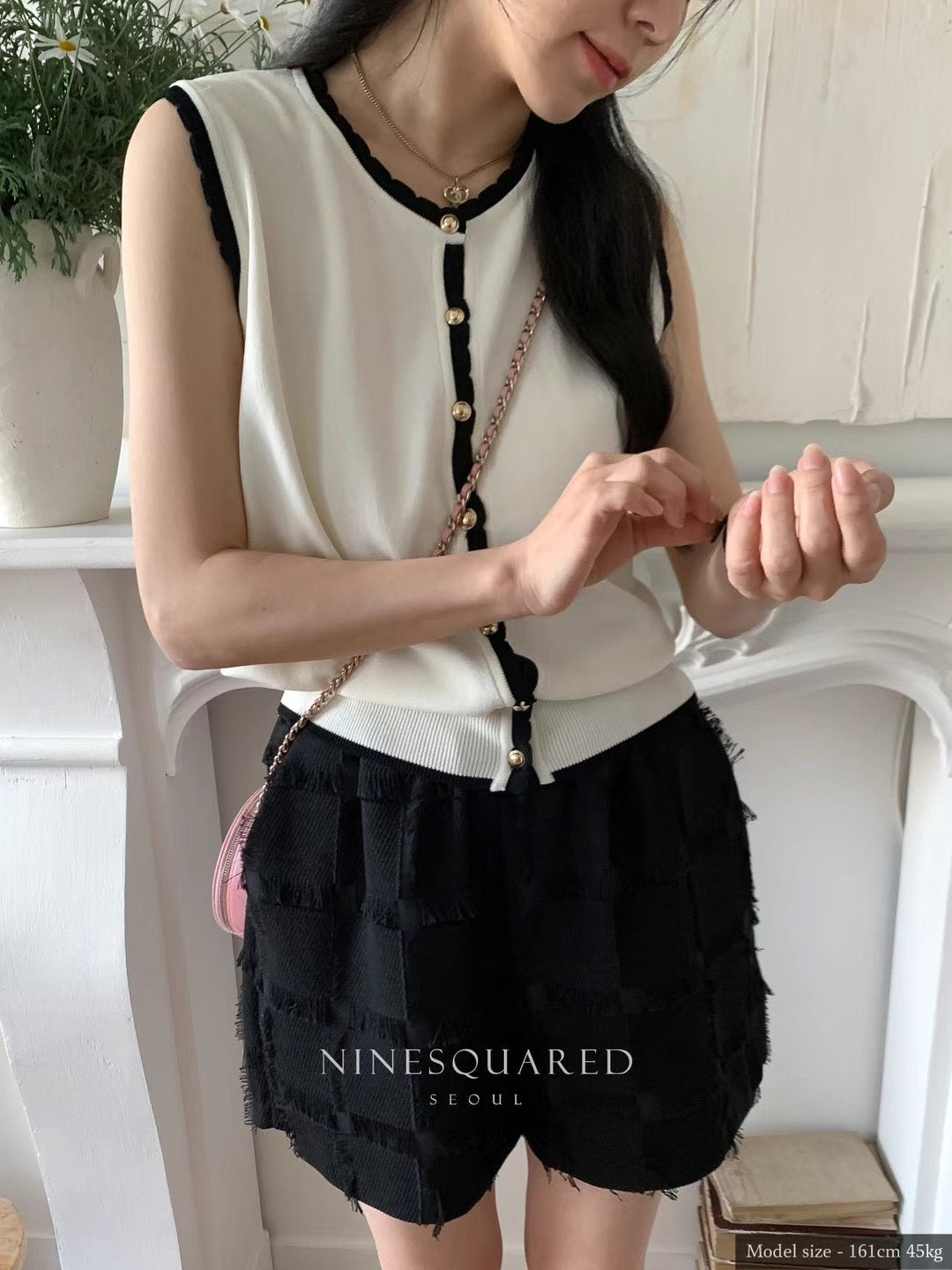 (Premium) Ninesquared - Sleeveless Knit Top