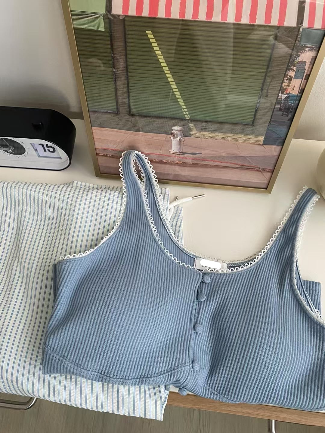 (Premium) Buttons Bra Top