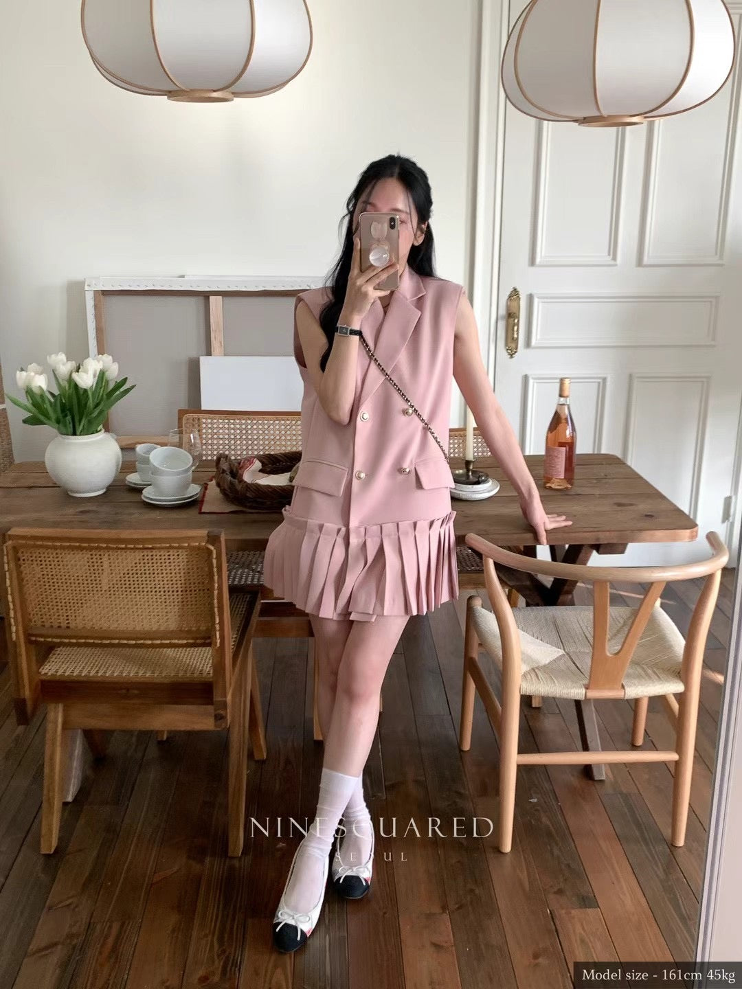 (Premium) Ninesquared - Sleeveless Blazer Dress