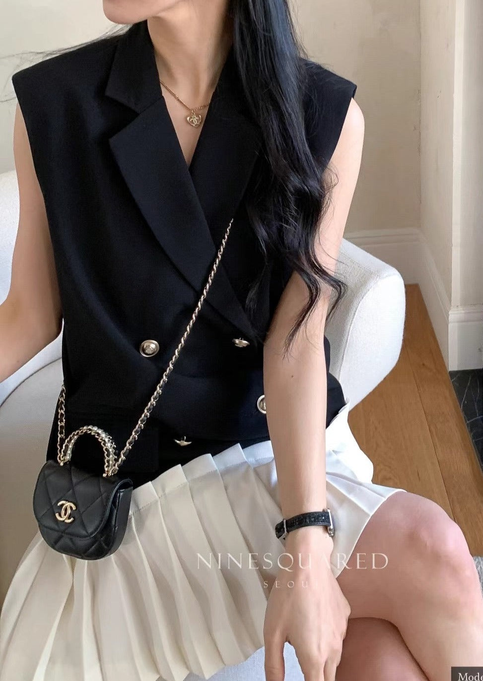 (Premium) Ninesquared - Sleeveless Blazer Dress