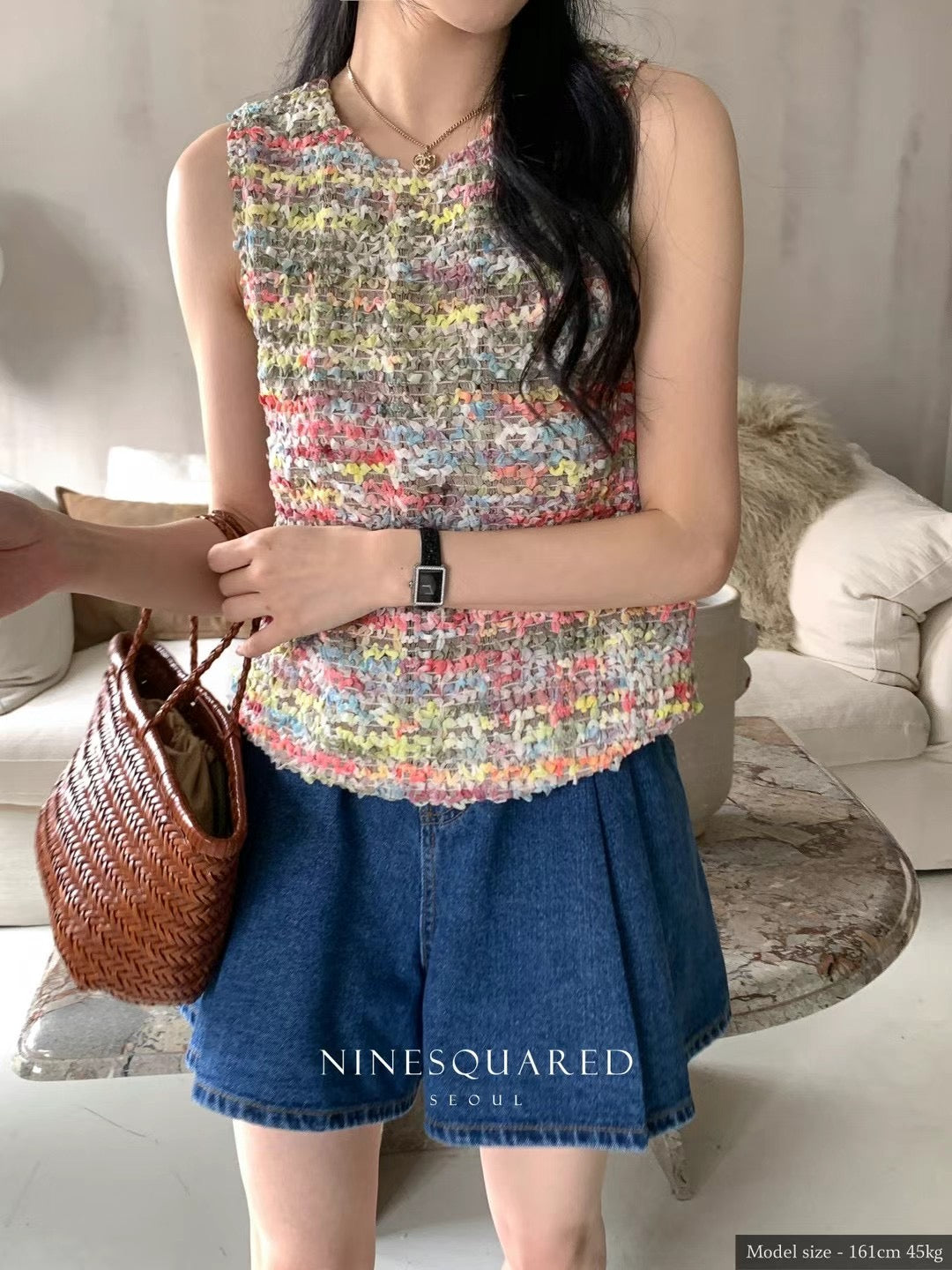 (Premium) Ninesquared - Summer Tweed Vest