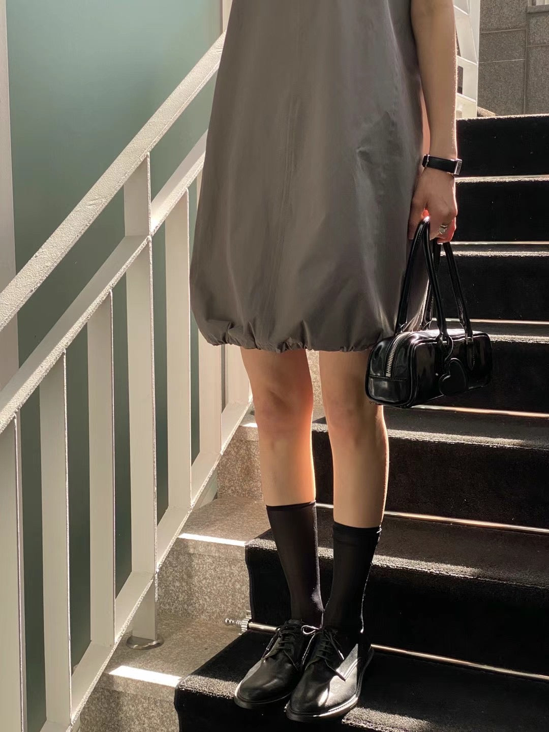 (Premium) Halter-Neck Tied Puff Ops
