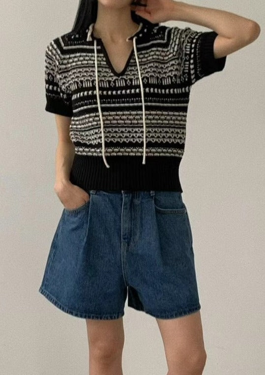 (Premium) Blended Color Knit Top