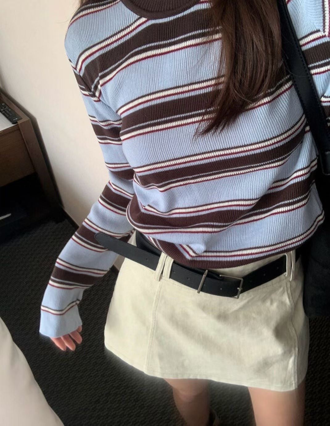 Striped Knit Tee