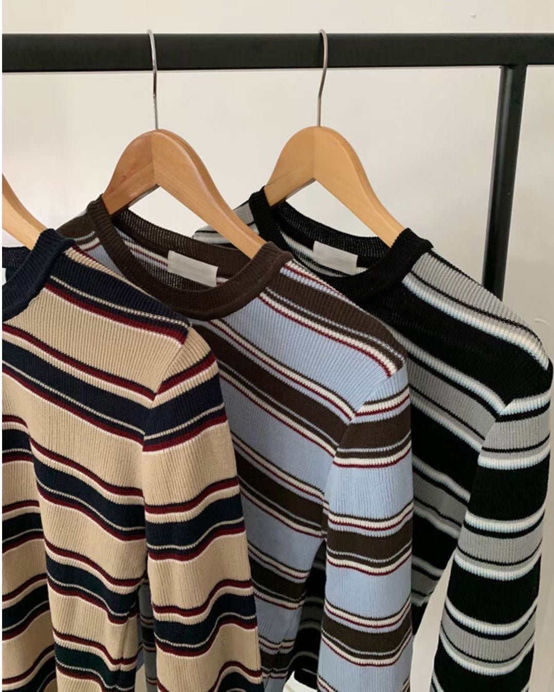Striped Knit Tee