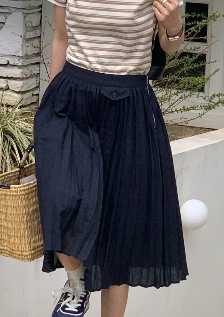 (Premium) Bamboo Pleated Skirt