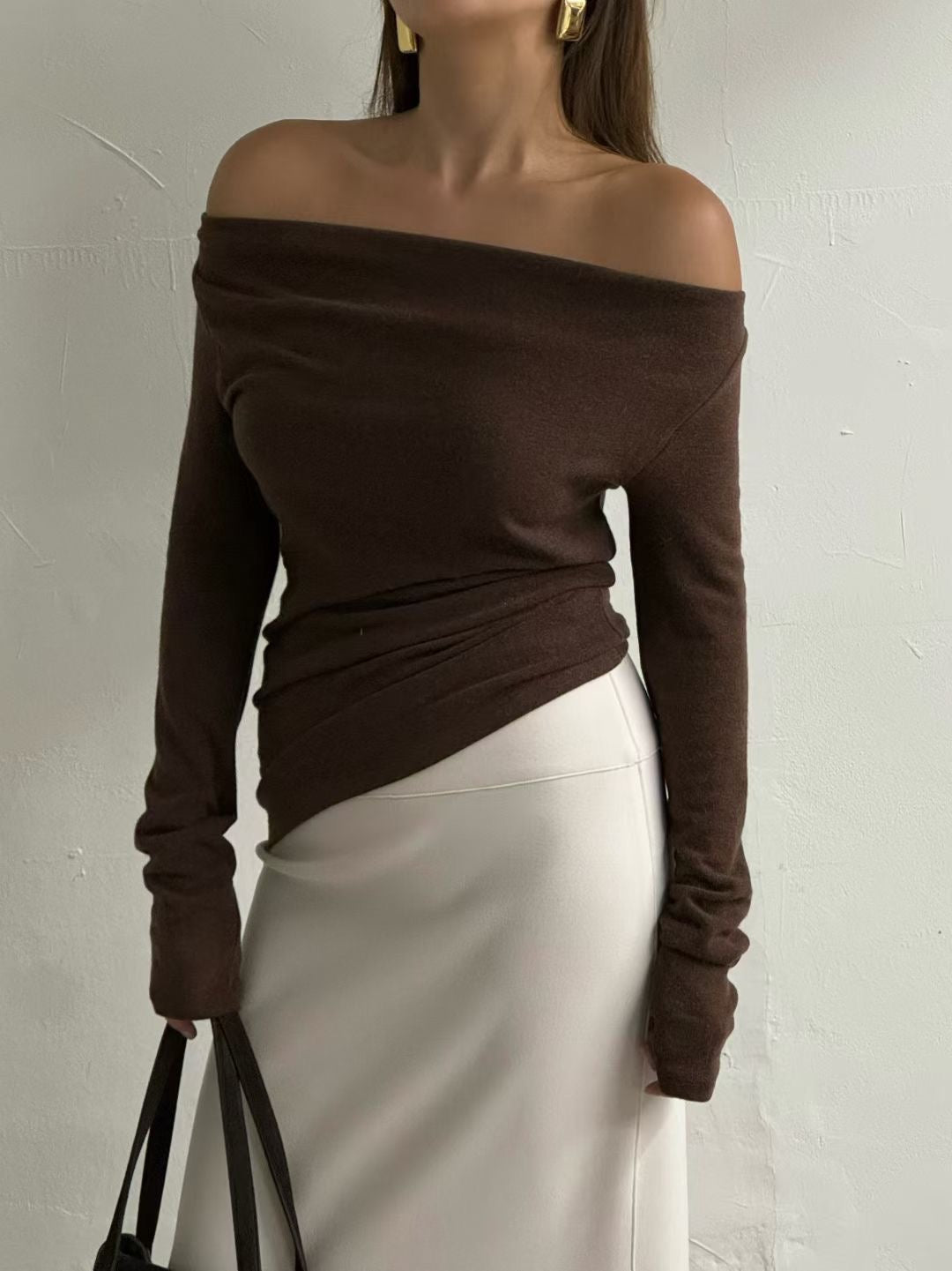 (Premium) Off-Shoulder Tee