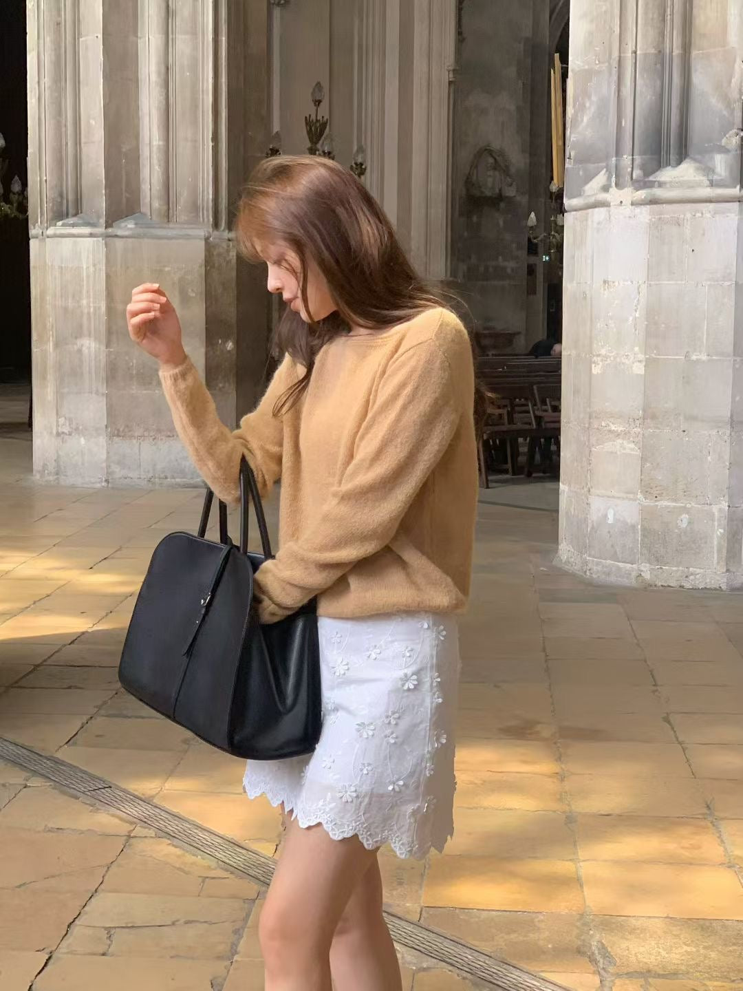 Broderie Anglaise Mini Skirt