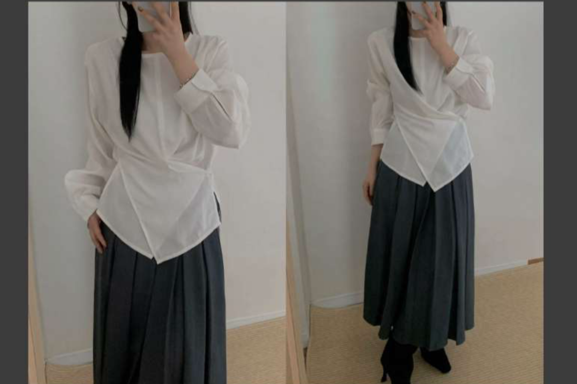 (Premium) Cross Blouse