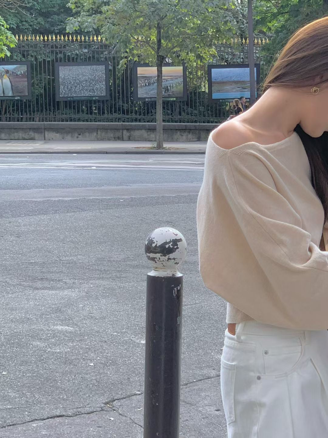 Off-Shoulder Sweater