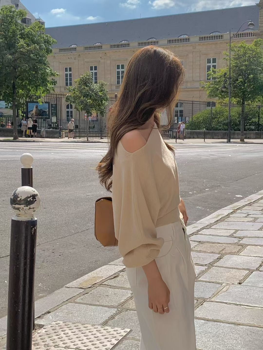 Off-Shoulder Sweater
