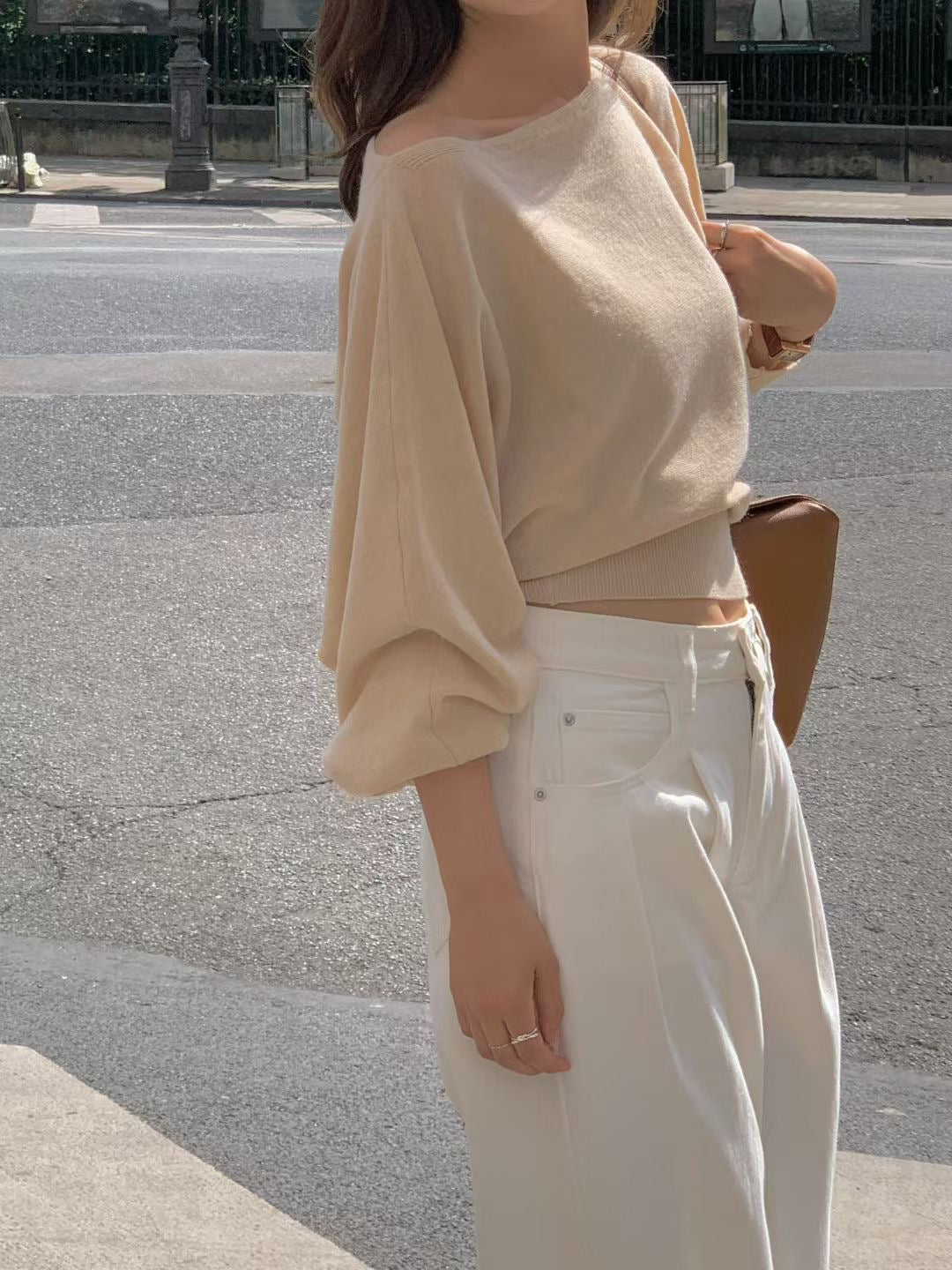 Off-Shoulder Sweater