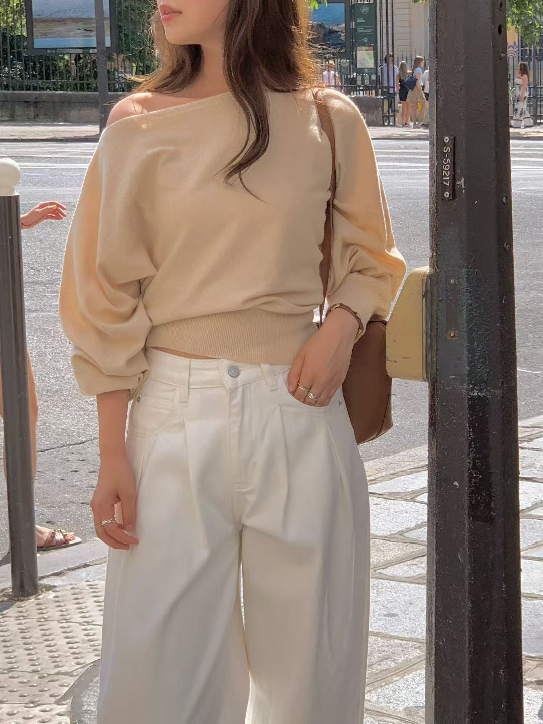 Off-Shoulder Sweater