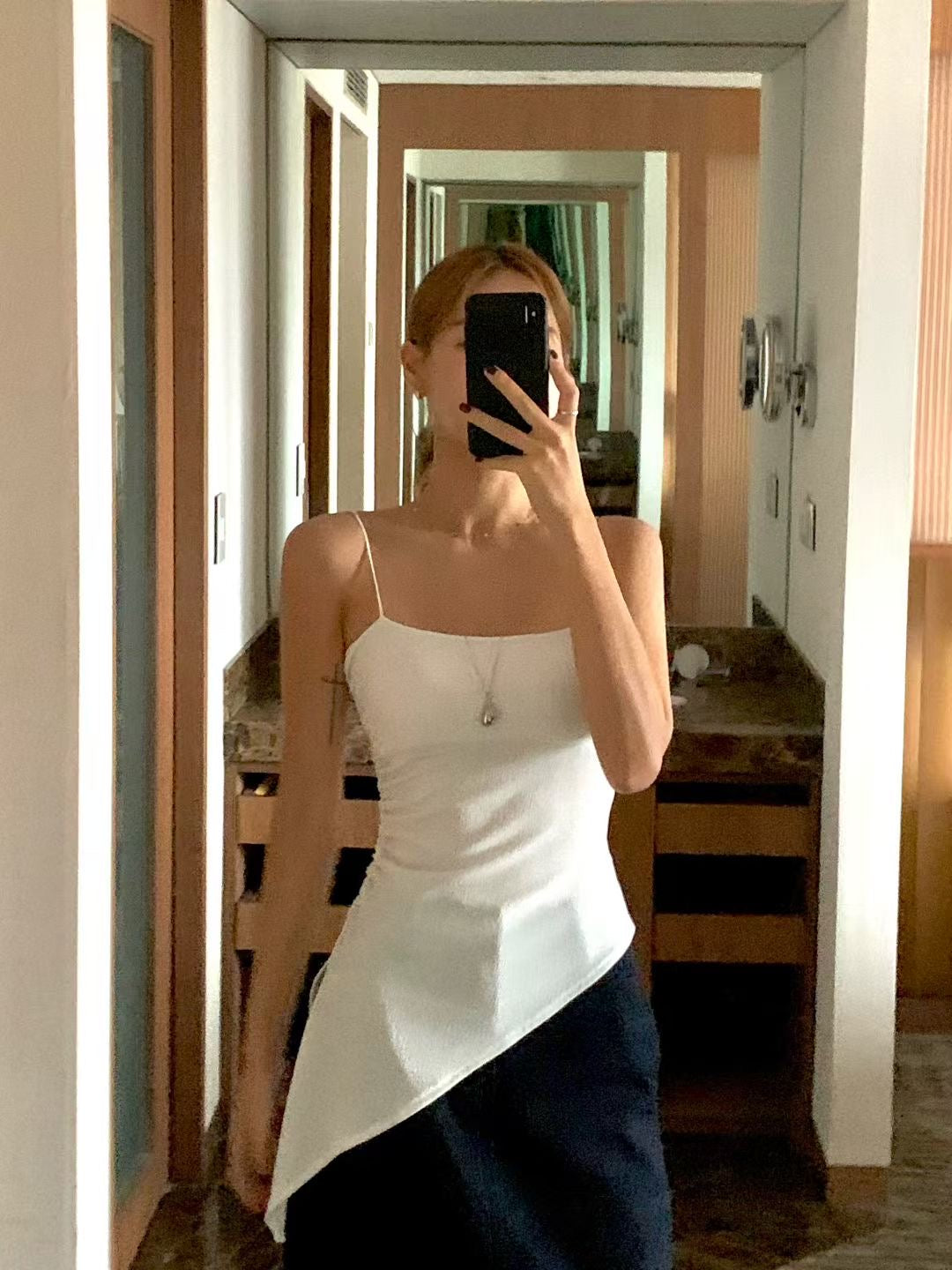 (Premium) Asymmetrical Camisole Vest