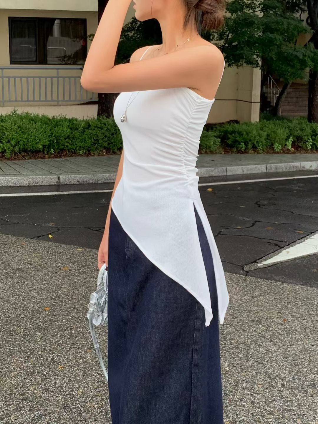 (Premium) Asymmetrical Camisole Vest