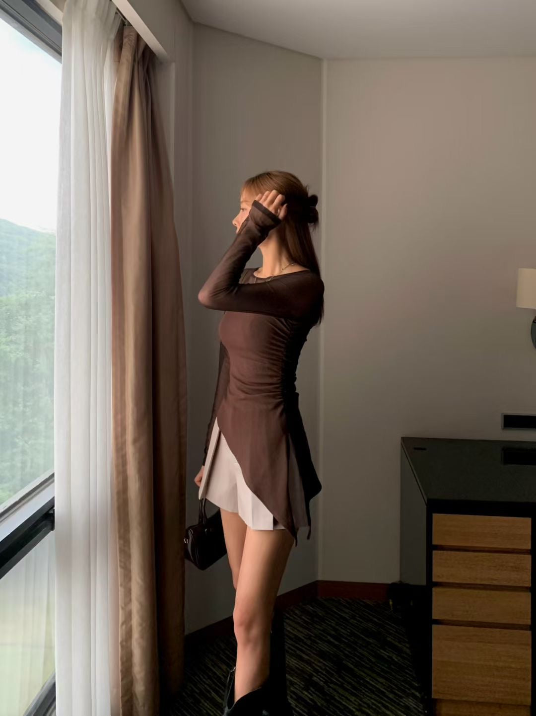 (Premium) Asymmetrical Camisole Vest