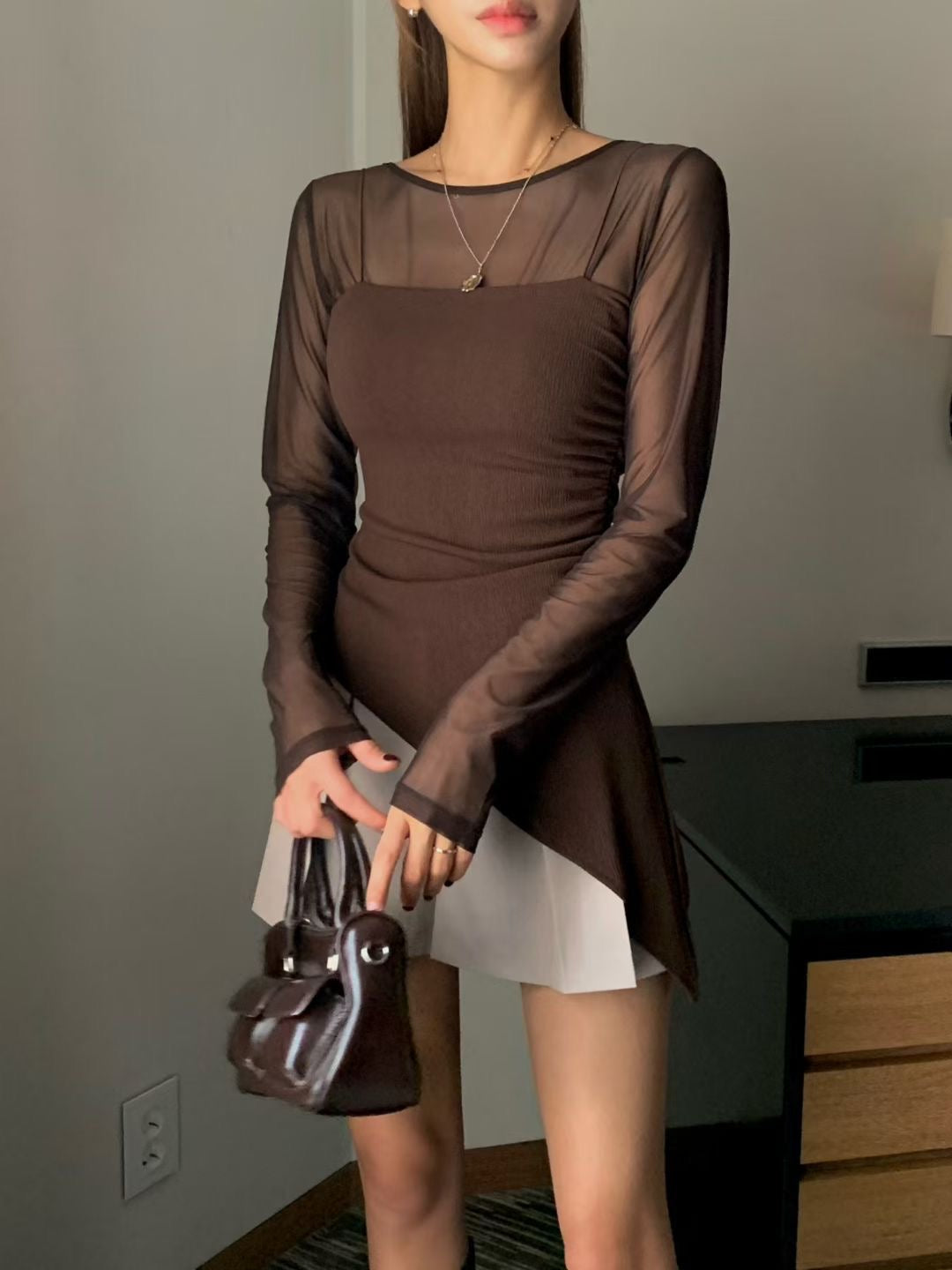 (Premium) Asymmetrical Camisole Vest