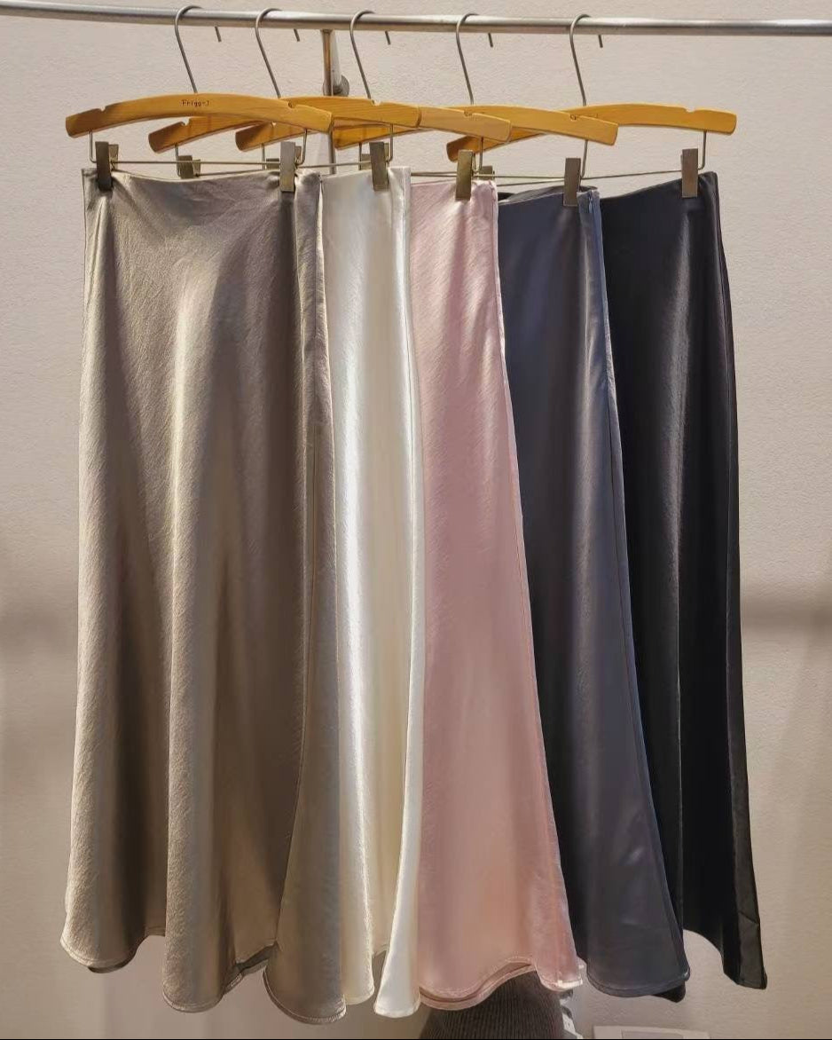 Satin Maxi Skirt