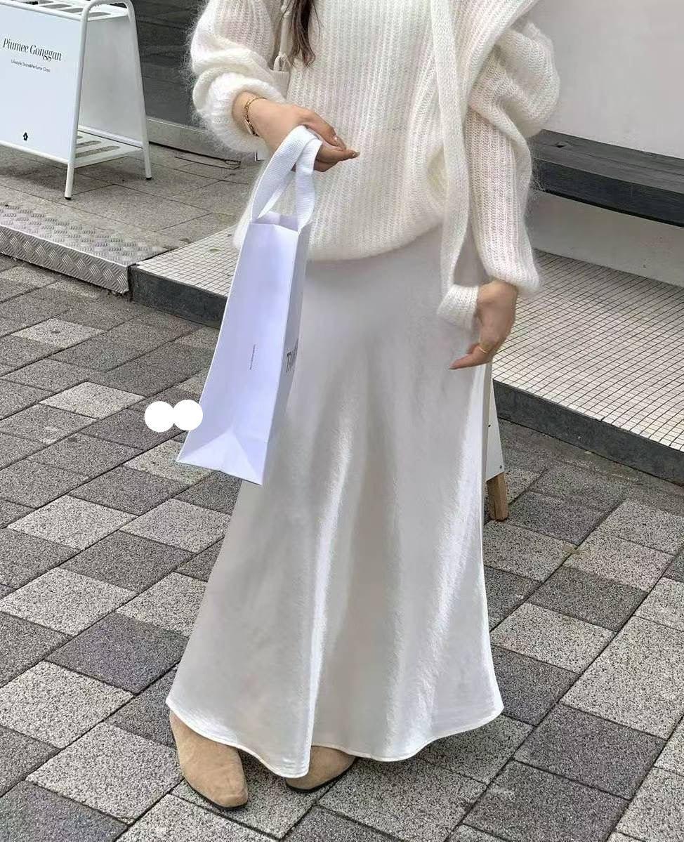 Satin Maxi Skirt