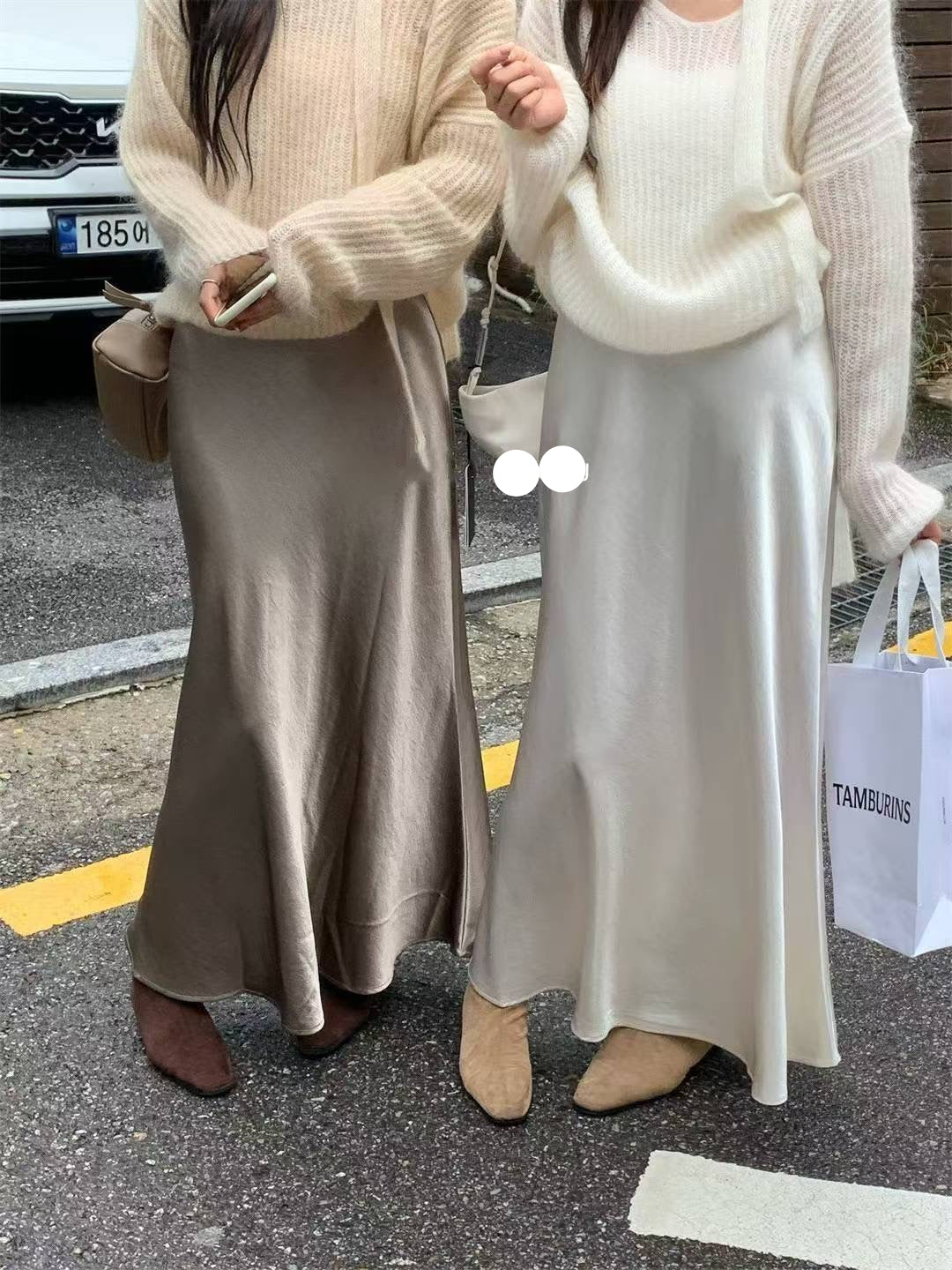 Satin Maxi Skirt