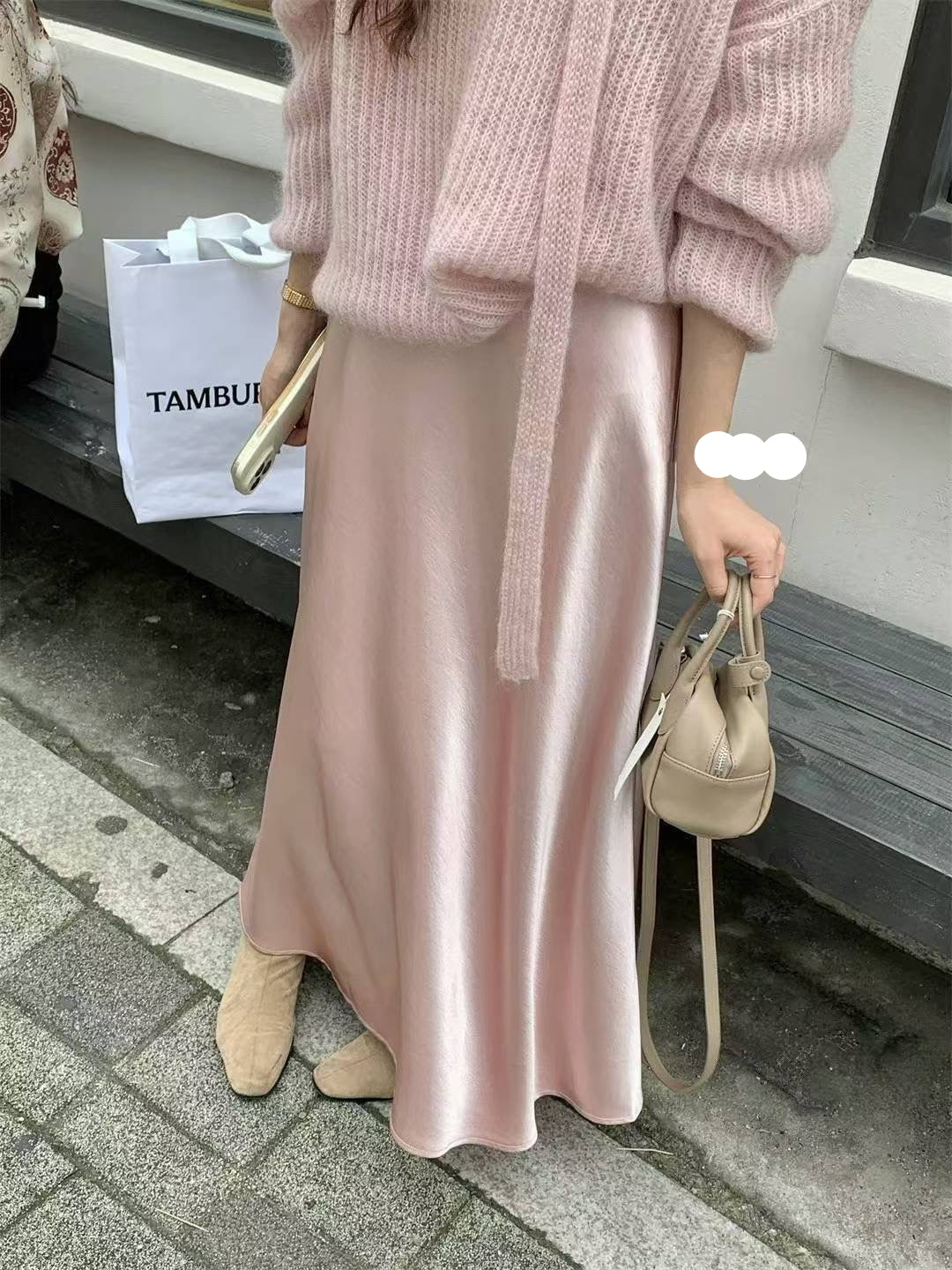 Satin Maxi Skirt