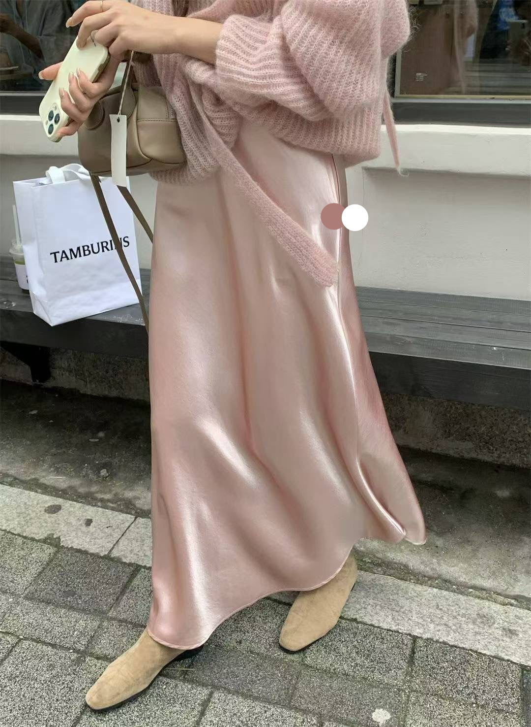 Satin Maxi Skirt
