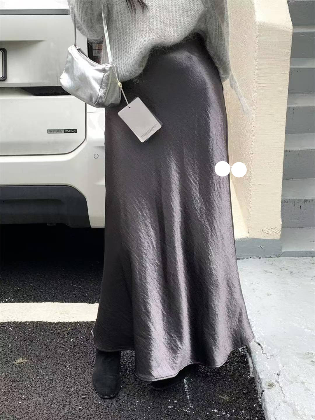 Satin Maxi Skirt