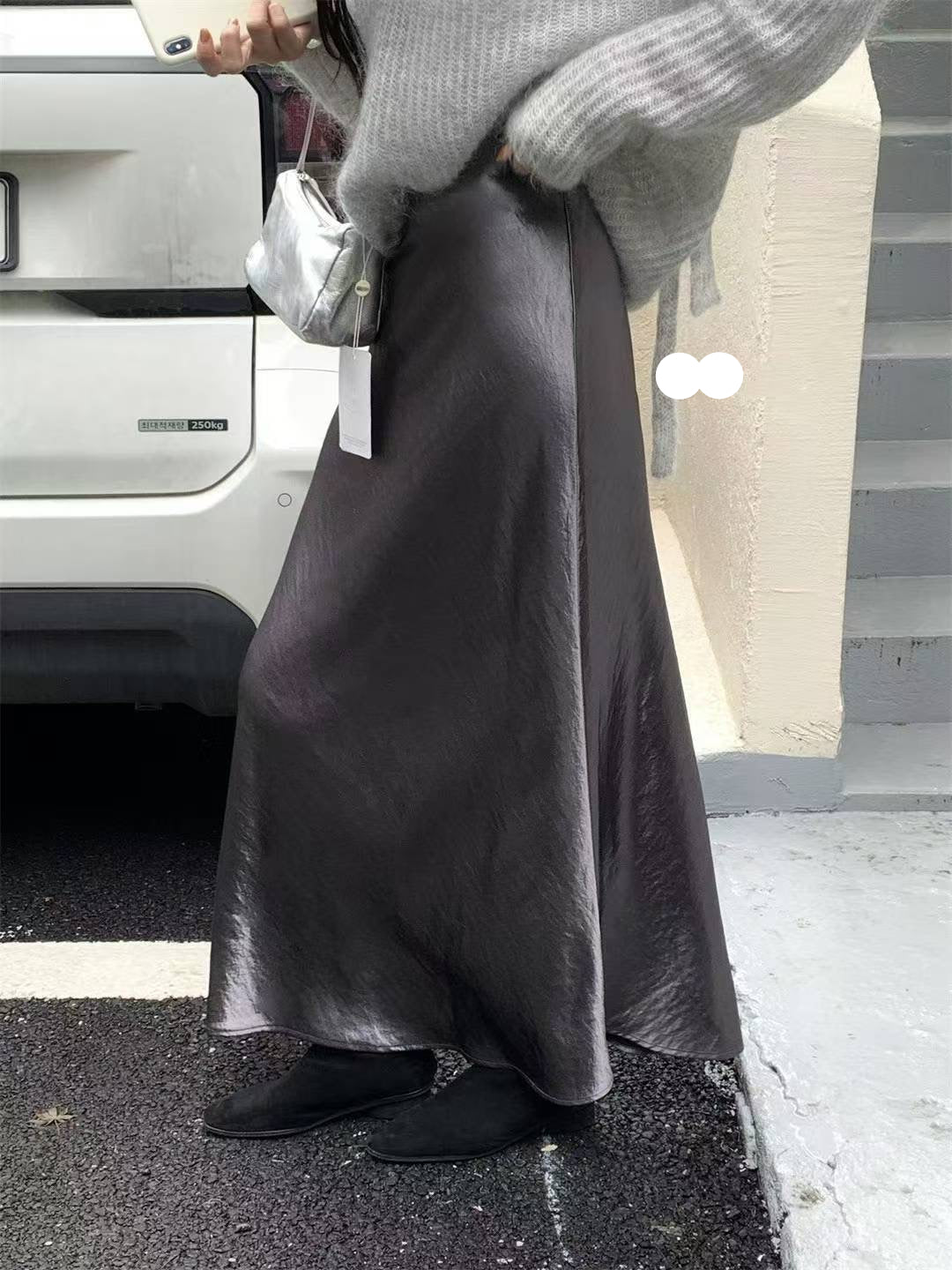 Satin Maxi Skirt