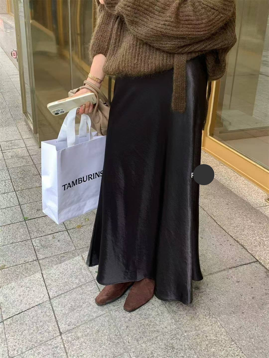 Satin Maxi Skirt