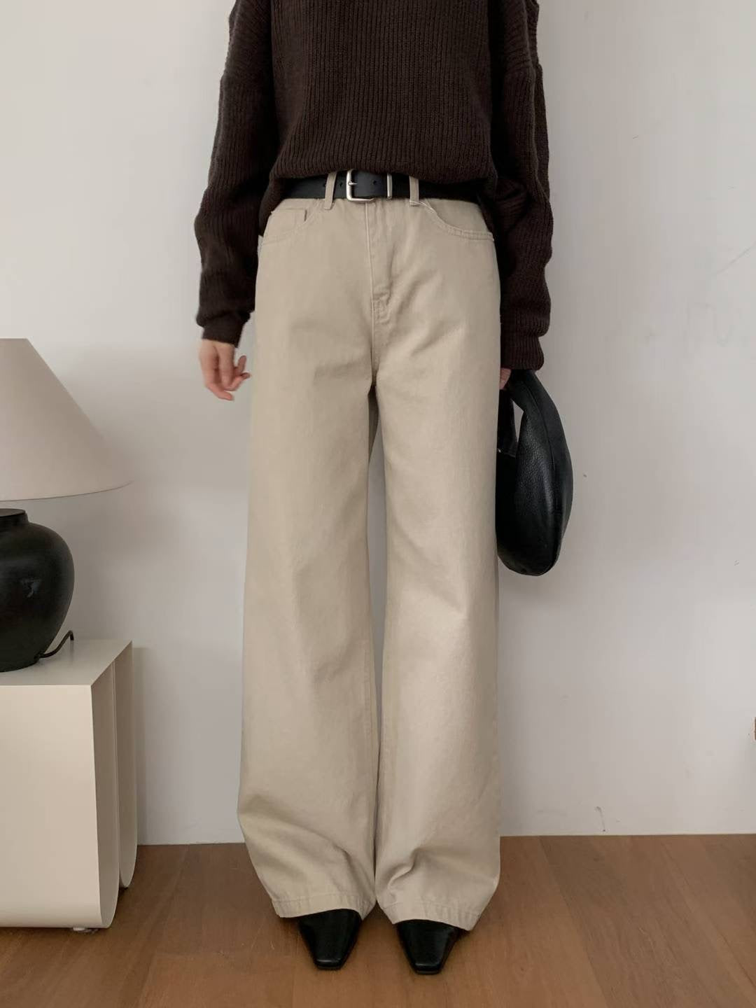 Earth Tone Pencil Jeans