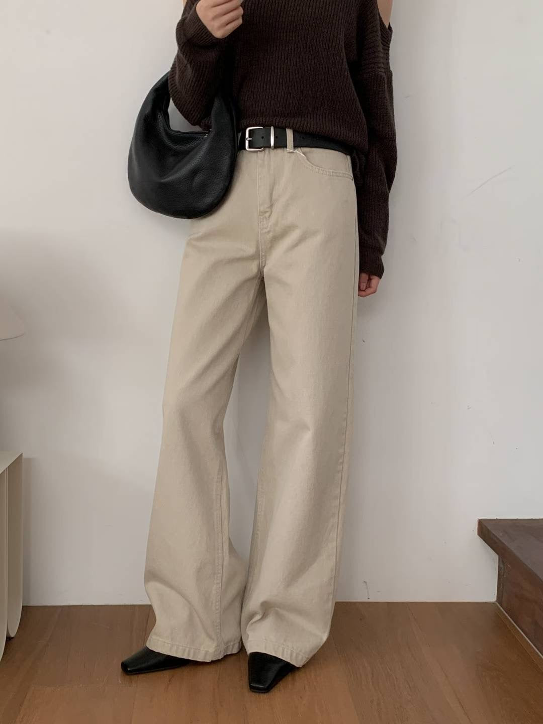 Earth Tone Pencil Jeans