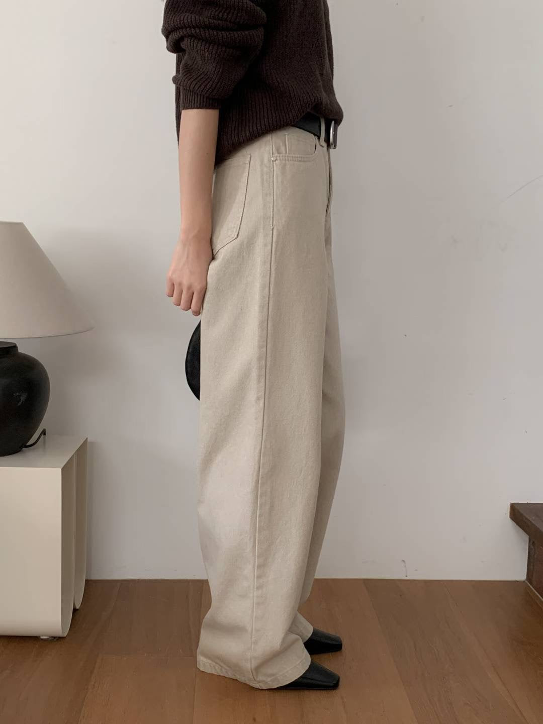 Earth Tone Pencil Jeans