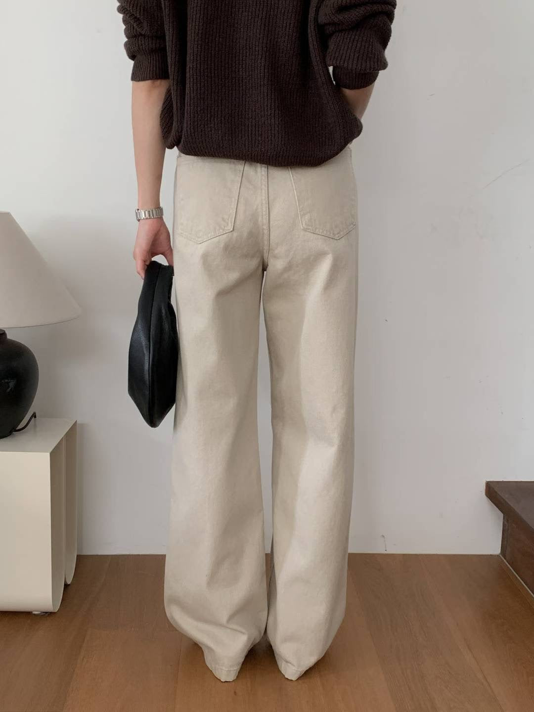 Earth Tone Pencil Jeans