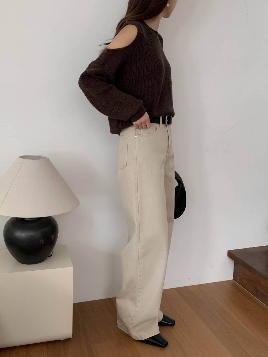 Earth Tone Pencil Jeans
