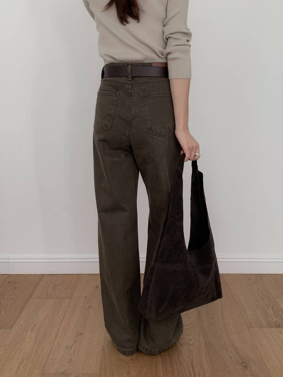 Earth Tone Pencil Jeans