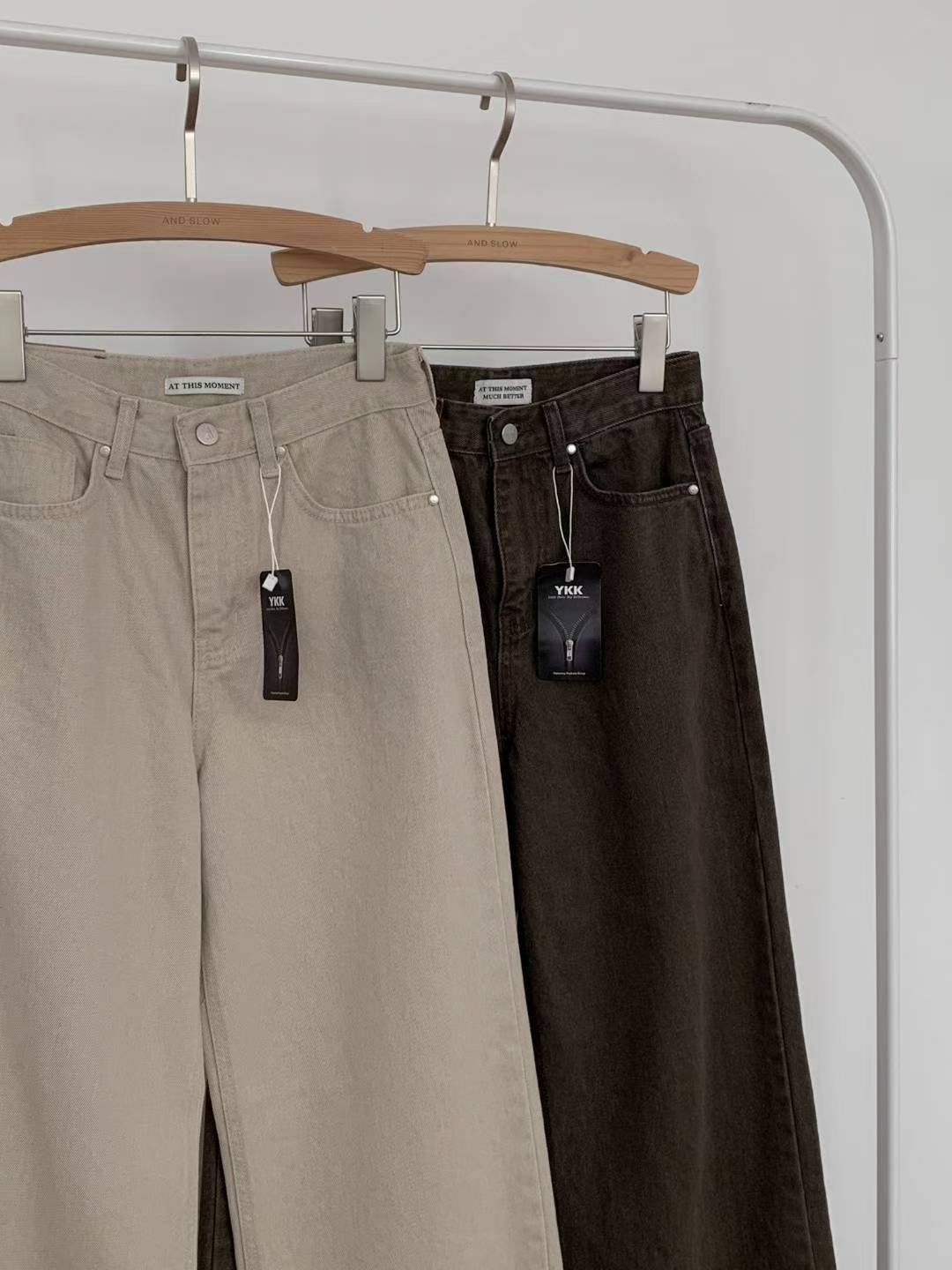 Earth Tone Pencil Jeans
