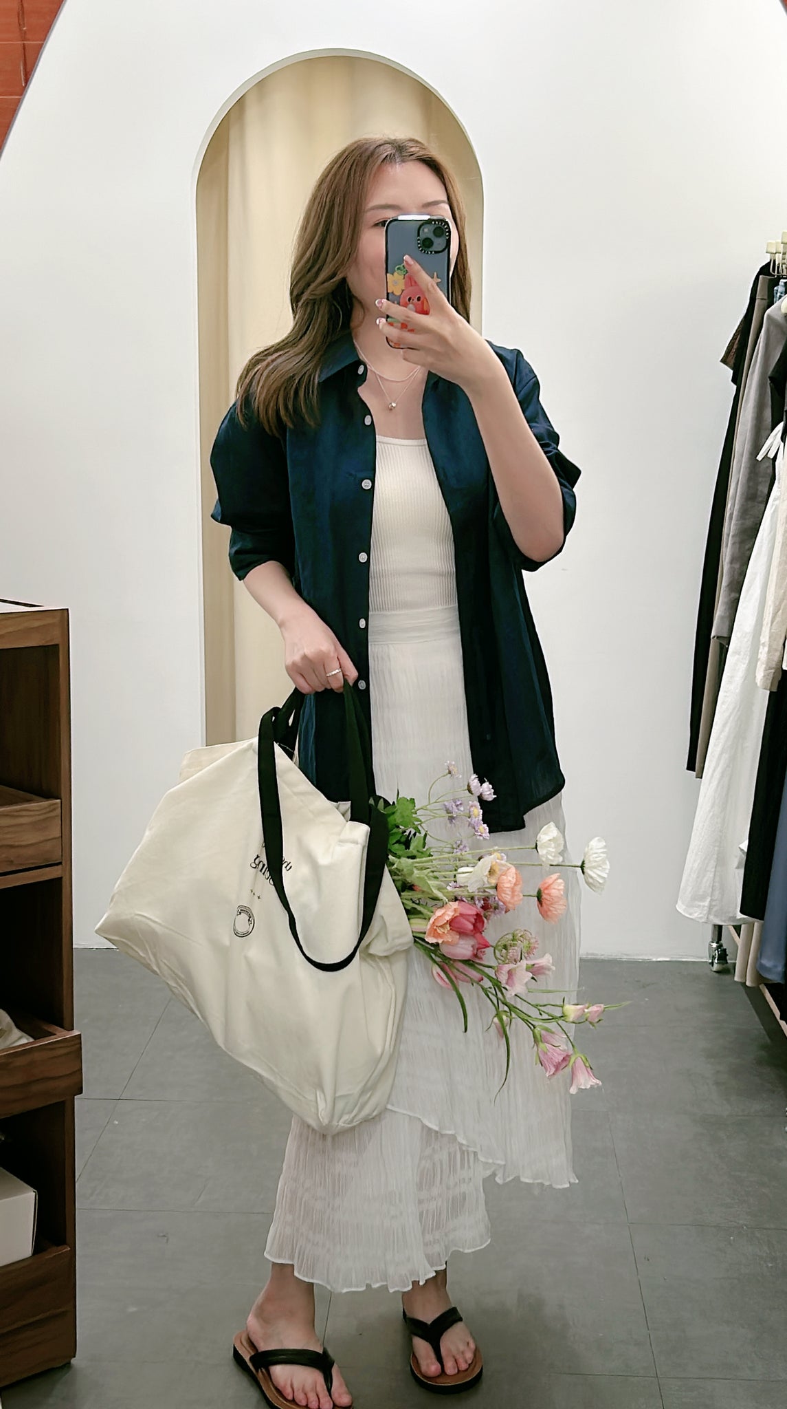 (Premium) Wrinkled Wrapped Skirt