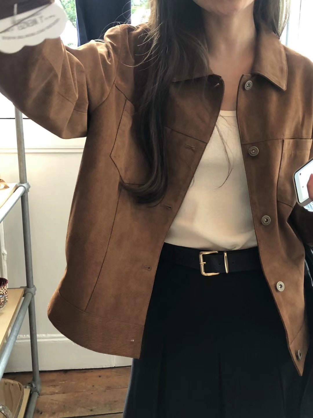 (Premium) Suede Jacket