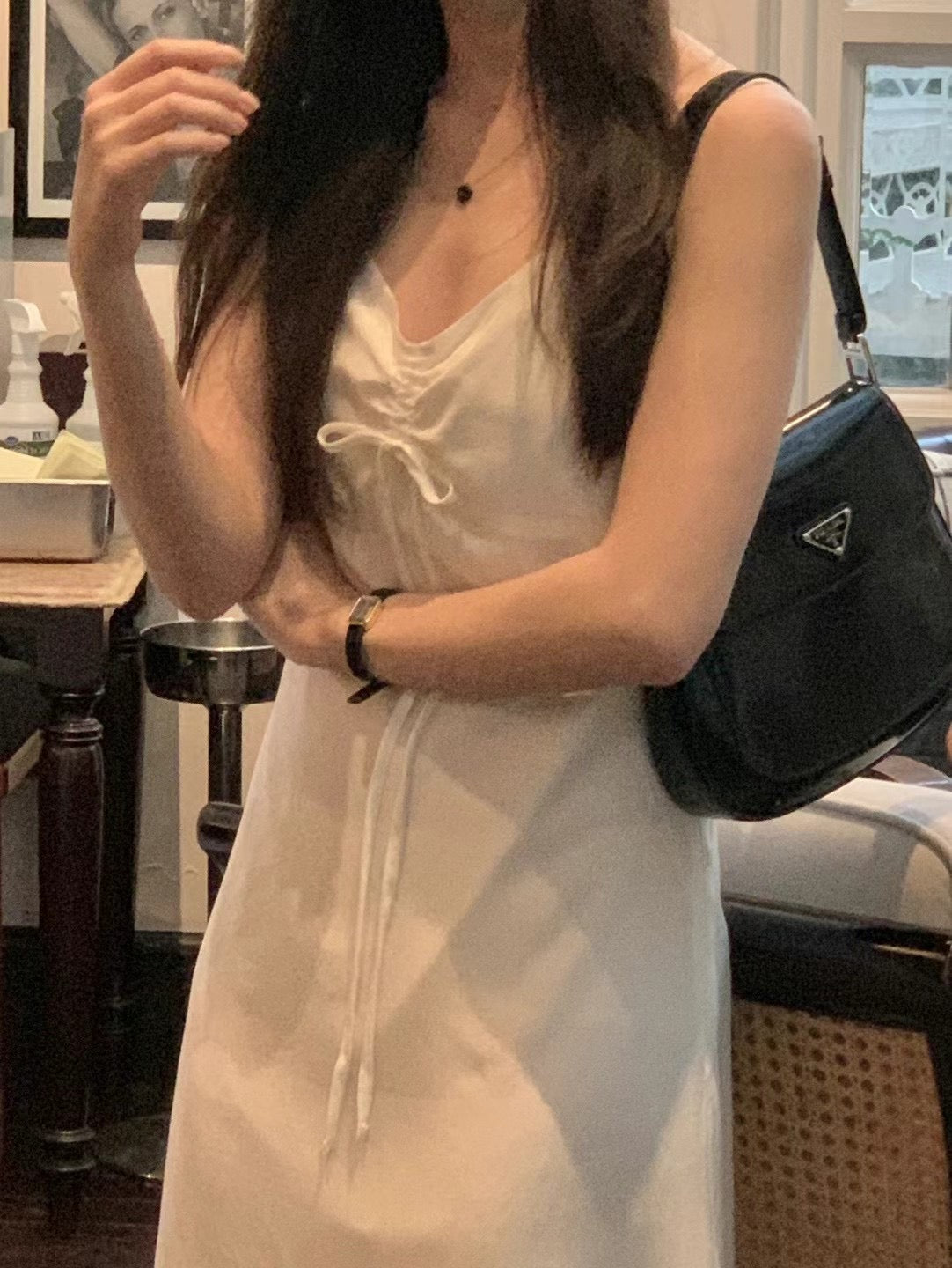 (Premium) Tied Sweetheart Neck OPS