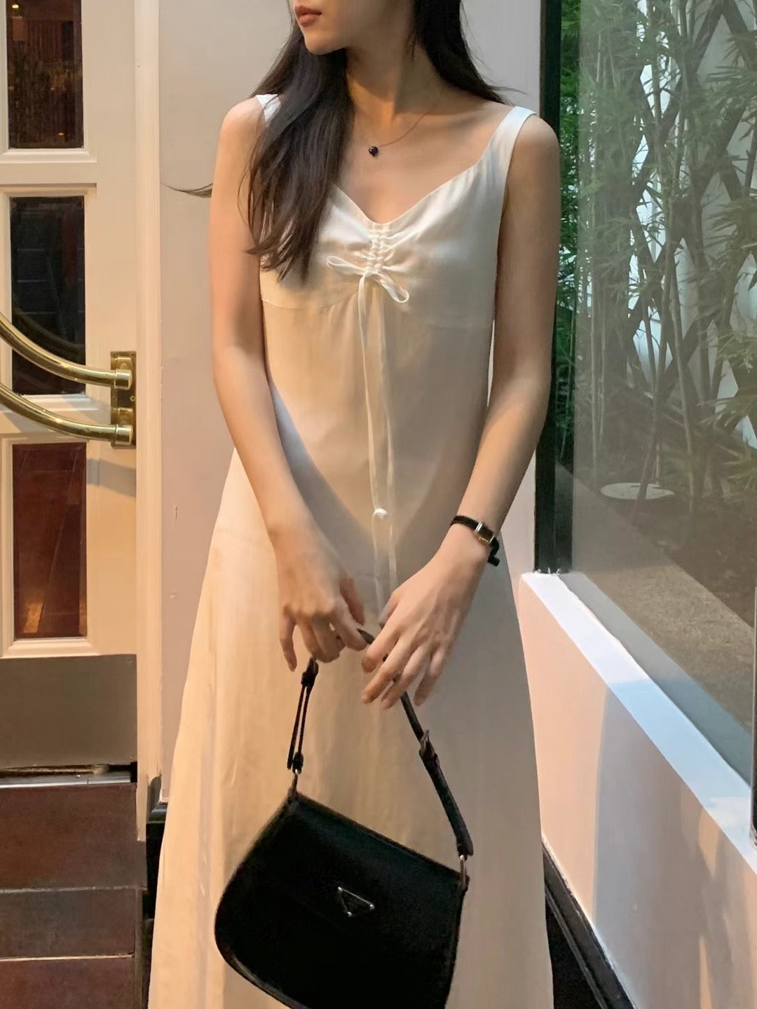 (Premium) Tied Sweetheart Neck OPS