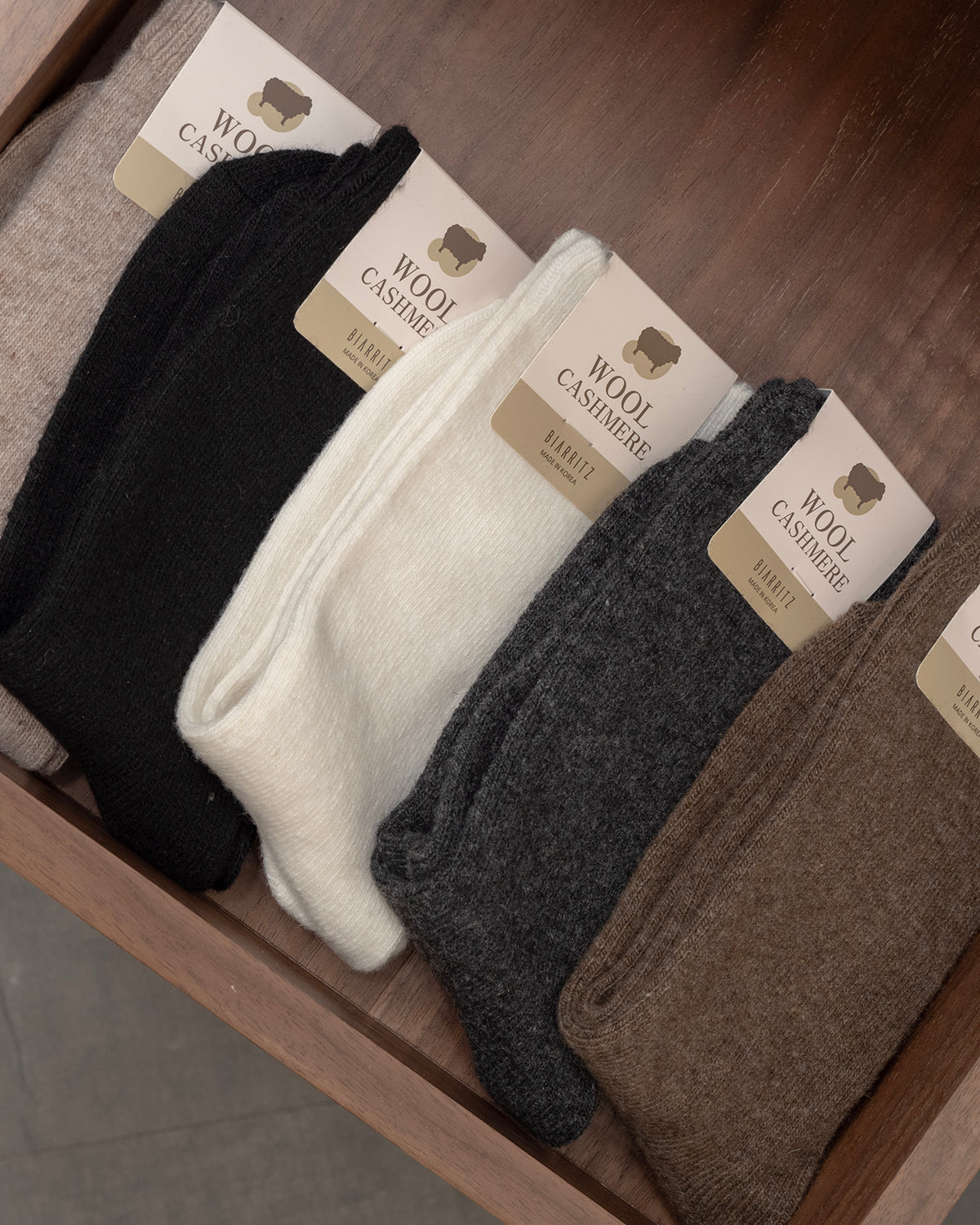 (Premium) Cashmere Knee High Socks